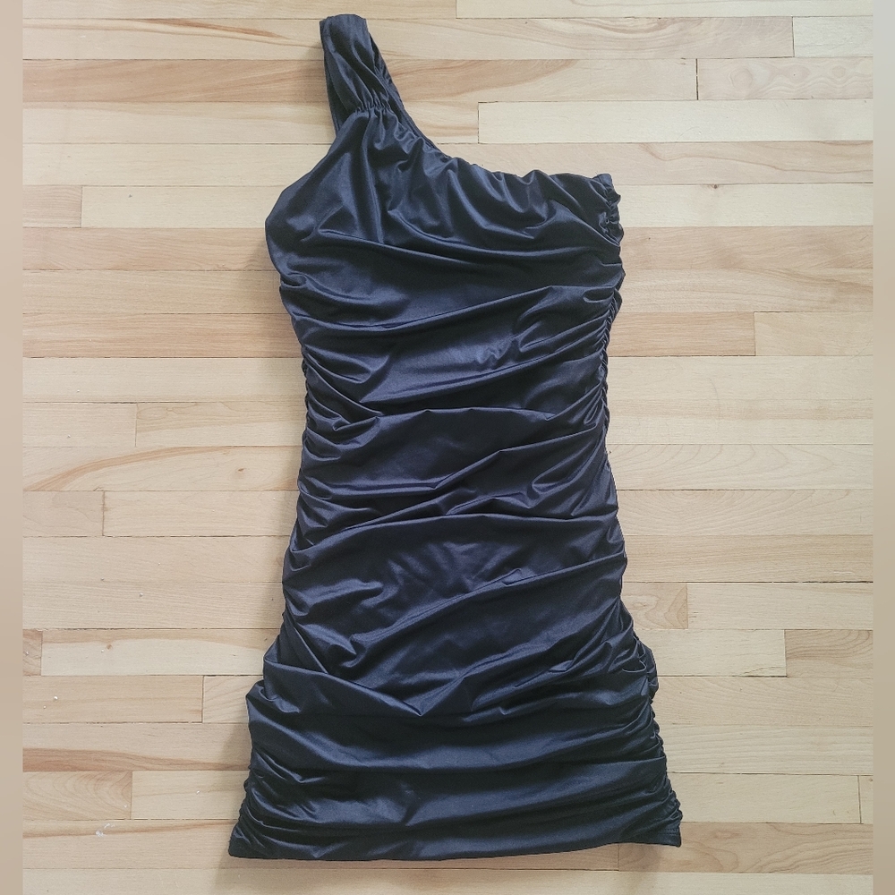 Twenty One One-Shoulder Black Dress